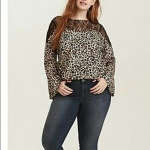 TORRID Cheetah Print Top